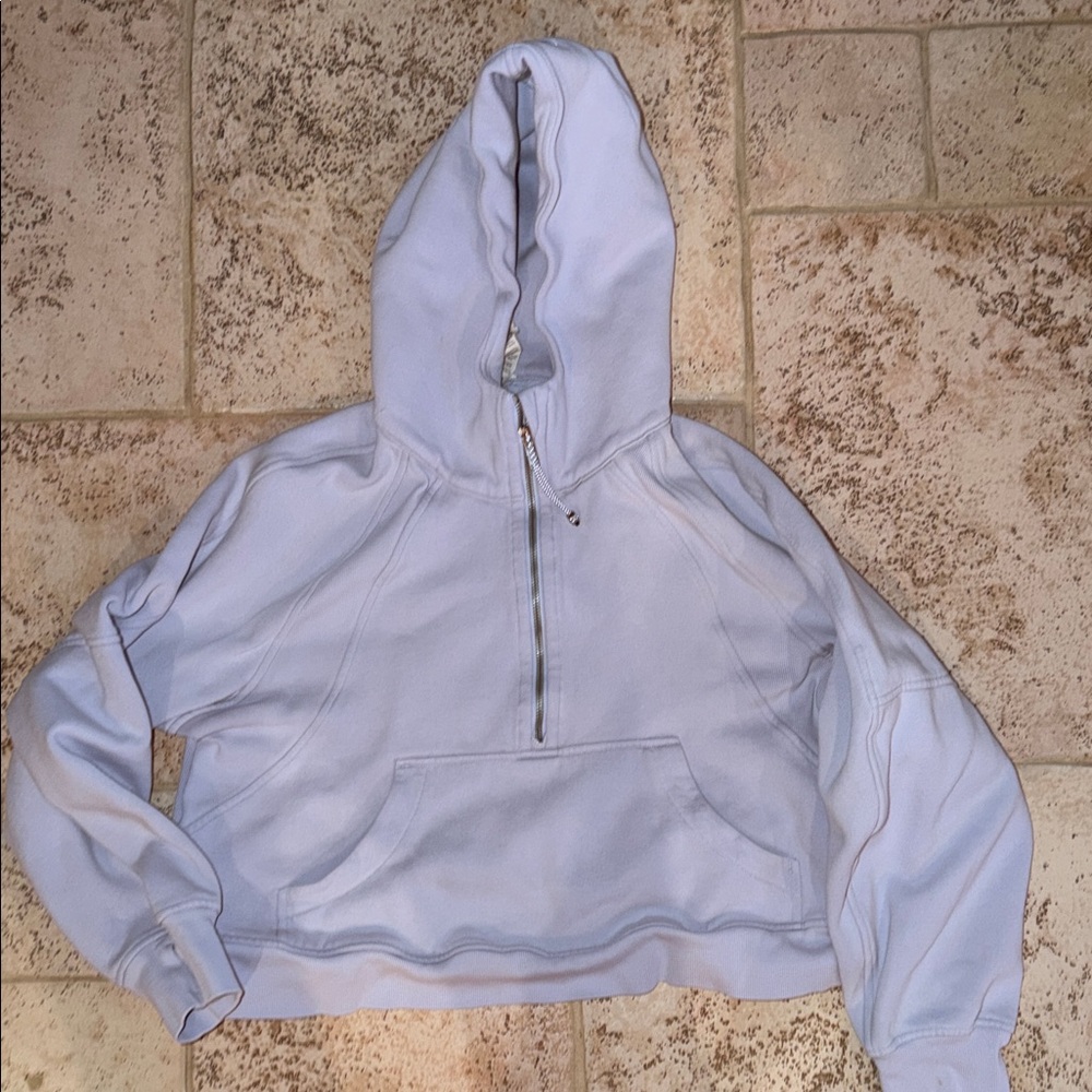 lululemon athletica oversized scuba half zip